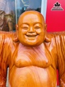 Tượng Phật Di Lặc Nghênh Hỷ Gỗ Hương Cao 76 Ngang 46 Sâu 21 (cm) 1