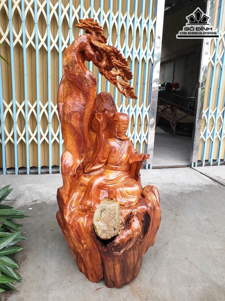 Tượng Gia Cát Lượng (Không Minh) Cao 100 Ngang 45 Sâu 40 (cm) 1