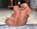 Tượng Gia Đình Chuột Gỗ Hương Cao 40 Ngang 46 Sâu 26 (cm) 1