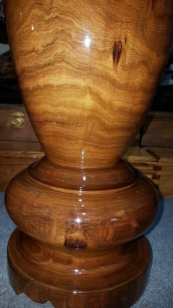 Cặp Lục Bình Gỗ Bách Xanh Cao 80 Đường Kính 23 (cm) 0