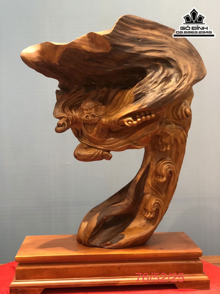 Tượng Đạt Ma Múa Quyền Cao 76 Ngang 52 Sâu 25 (cm) 2