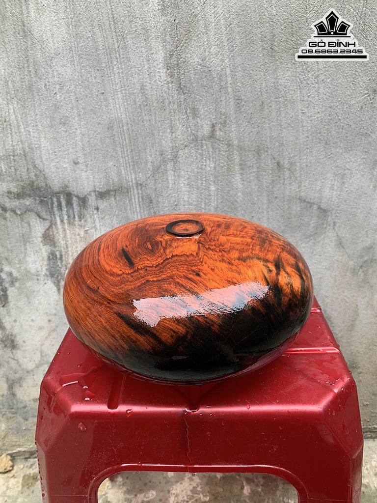 Bình Phú Quý Gỗ Trắc Cao 10 Đường Kính 22 (cm) 2