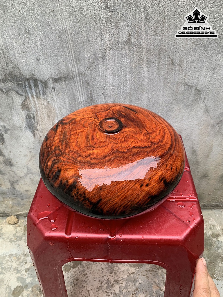 Bình Phú Quý Gỗ Trắc Cao 10 Đường Kính 22 (cm)5