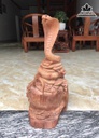 Tượng Rắn Gỗ Hương Cao 48 Ngang 20 Sâu 20 (cm)1