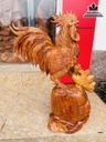 Tượng Gà Gỗ Hương Cao 64 Ngang 40 Sâu 22 (cm) 2