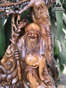 Tượng Ông Thọ Gỗ Bách Xanh Cao 77 Ngang 33 Sâu 20 (cm)5