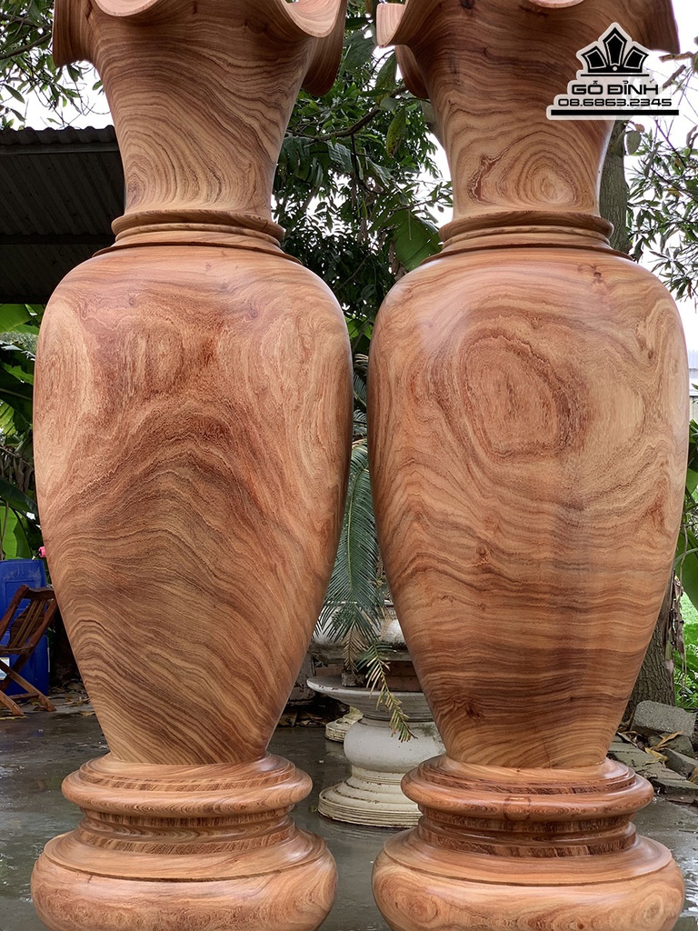 Lục Bình Gỗ Hương Cao 200 Đường Kính 62 (cm) 1