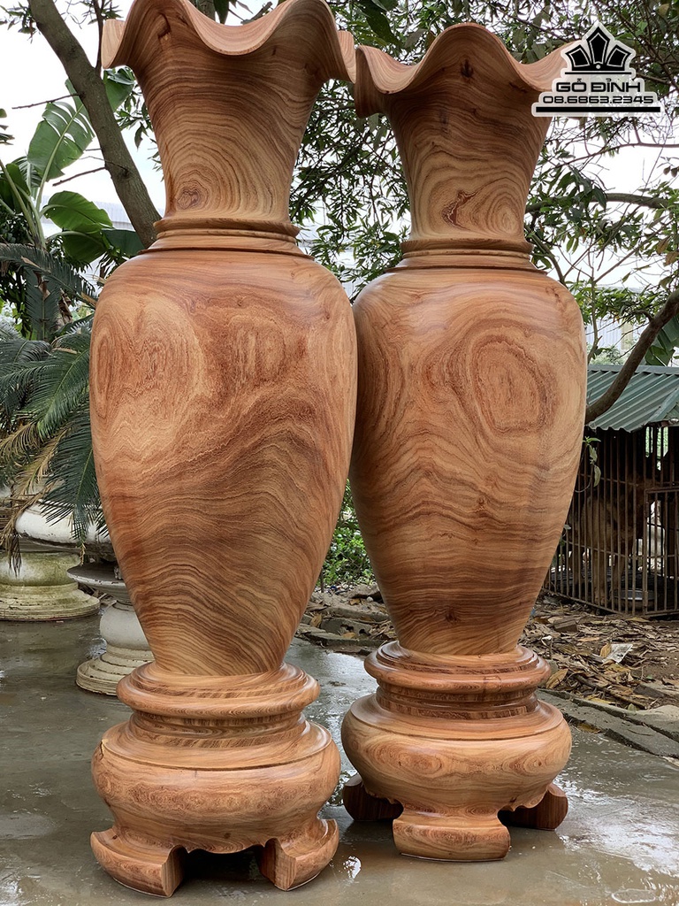 Lục Bình Gỗ Hương Cao 200 Đường Kính 62 (cm) 2