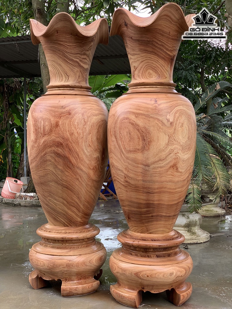 Lục Bình Gỗ Hương Cao 200 Đường Kính 62 (cm) 3