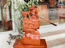 Tượng Quan  Công Hàng Long Gỗ Hương Cao 60 Ngang 30 Sâu 20 (cm) 0