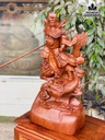Tượng Quan  Công Hàng Long Gỗ Hương Cao 60 Ngang 30 Sâu 20 (cm) 2