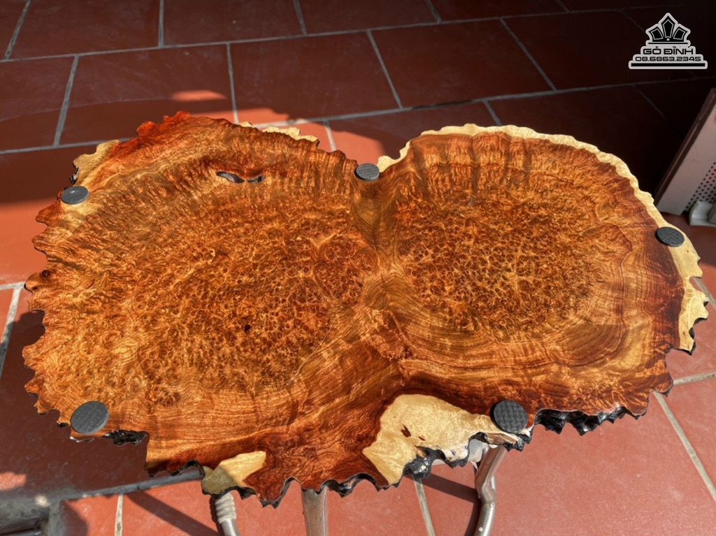 Khay Trà Gỗ Nu Hương Cao 52 Ngang 34 Dày 2.5 (cm) 0