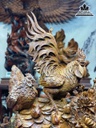Tượng Gia Ddinghf Gà Gỗ Hương cao 96 Ngang 62 Sâu 36 (cm) 2
