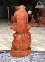 Tượng Khỉ Gỗ Hương Cao 47 Ngang 22 Sâu 16 (cm) 5