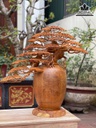 Cặp Bình Bonsai Gỗ Hương Việt Cao 75 Ngang 80 Sâu 30 (cm) 0