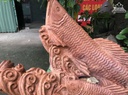 Tượng Cá Kim Long Gỗ Hương Việt Liền Khối Cao 45 Ngang 60 Sâu 25 (cm) 0