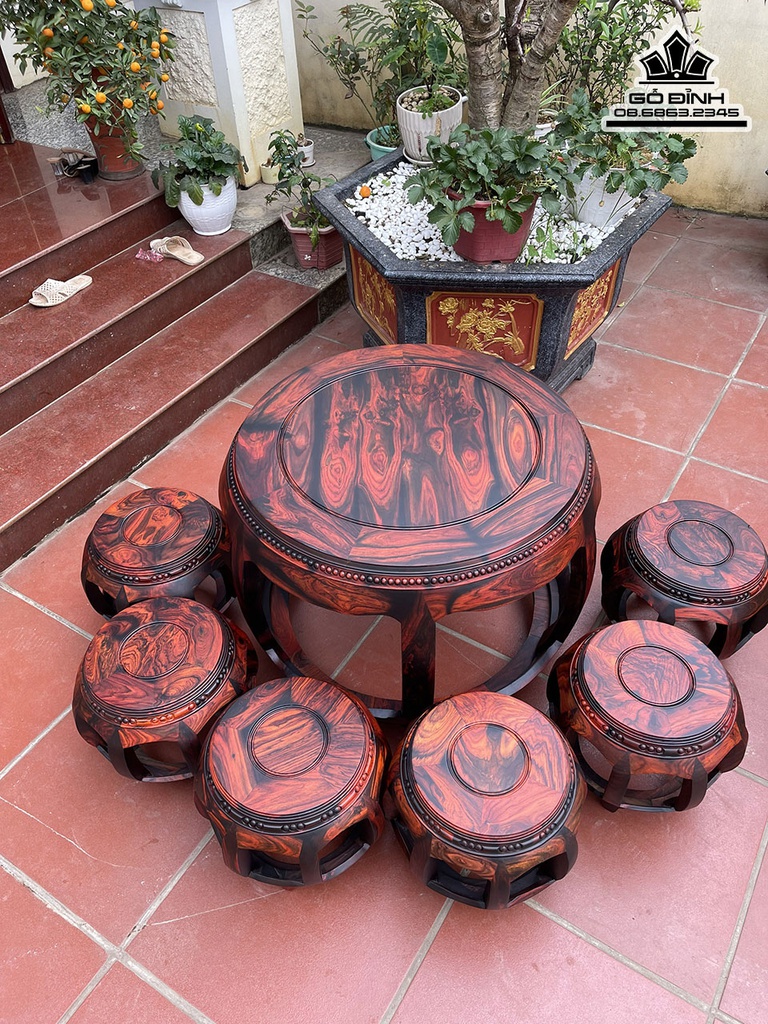 Bộ Bàn Ghế Gỗ Trắc 2