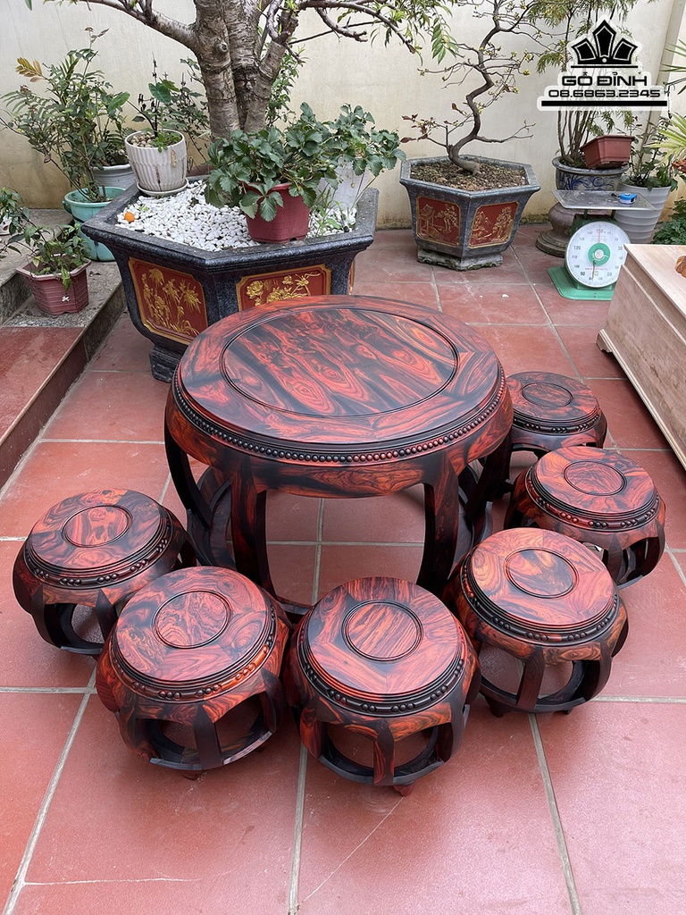 Bộ Bàn Ghế Gỗ Trắc3