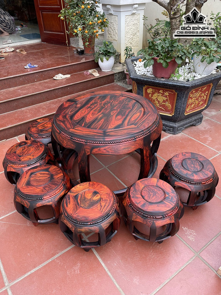 Bộ Bàn Ghế Gỗ Trắc 5