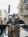 Tượng Quan Công Gỗ Mun Cao 80 Ngang 29 sâu 16 (cm) 0