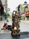Tượng Quan Công Gỗ Mun Cao 80 Ngang 29 sâu 16 (cm)6