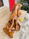 Tượng Hổ Gỗ Hương Ta Liền Khối Cao 39 Ngang 86 Sâu 35 (cm) 1