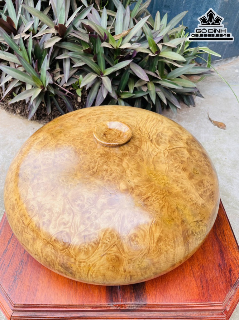 Bình Chum Phú Quý Gỗ Nu Kháo Cao 20 Đường Kính 45 (cm)9