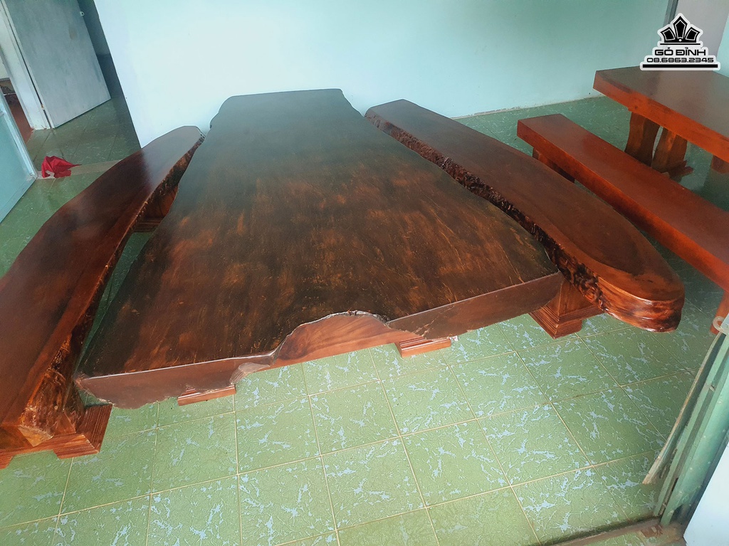 Bộ Bàn Ghế Gỗ Muồng Đen Nguyên Khối4
