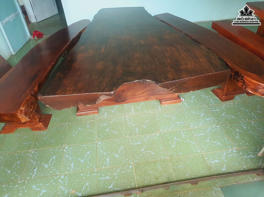 Bộ Bàn Ghế Gỗ Muồng Đen Nguyên Khối5