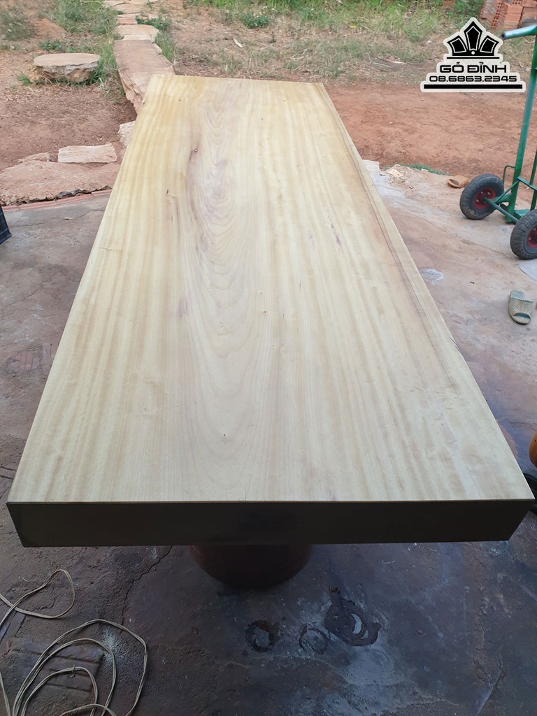 Mặt Bàn Dài Gỗ Dổi Dài 248 Rộng 84 Dày 12 (cm) 5