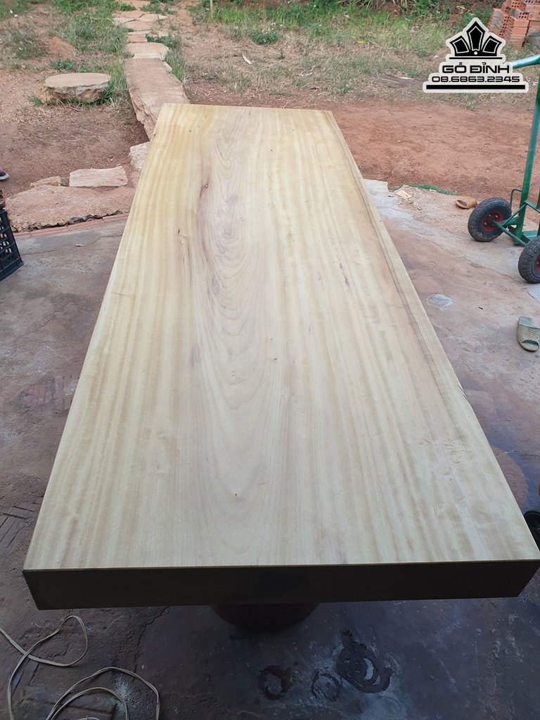 Mặt Bàn Dài Gỗ Dổi Dài 248 Rộng 84 Dày 12 (cm) 6