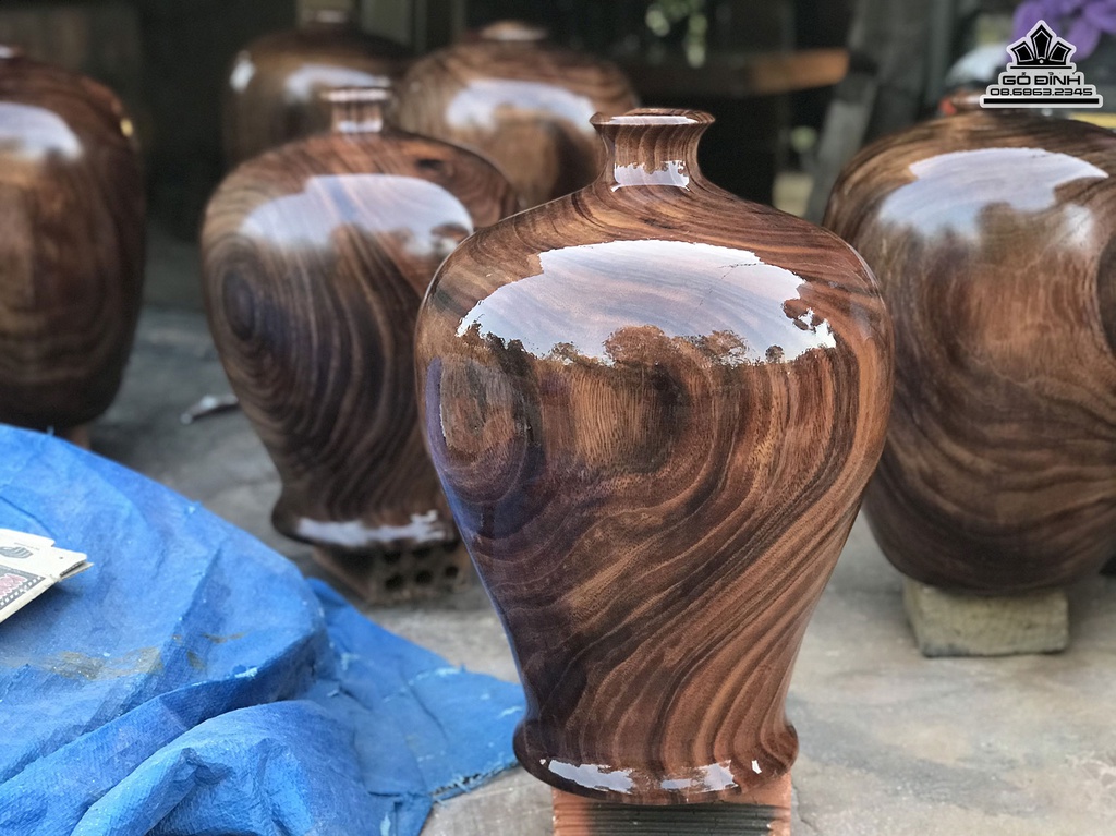 Chum Phú Quý Gỗ Lim Đá Cao 50 Đường Kính 37 (cm) 0