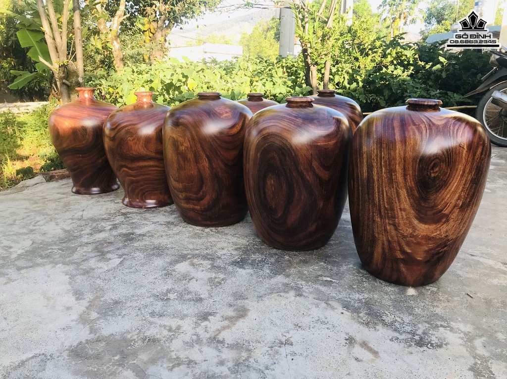 Chum Phú Quý Gỗ Lim Đá Cao 50 Đường Kính 37 (cm)4