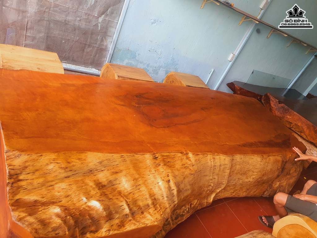 Bộ Bàn Ghế Gỗ Phay Nguyên Khối 3