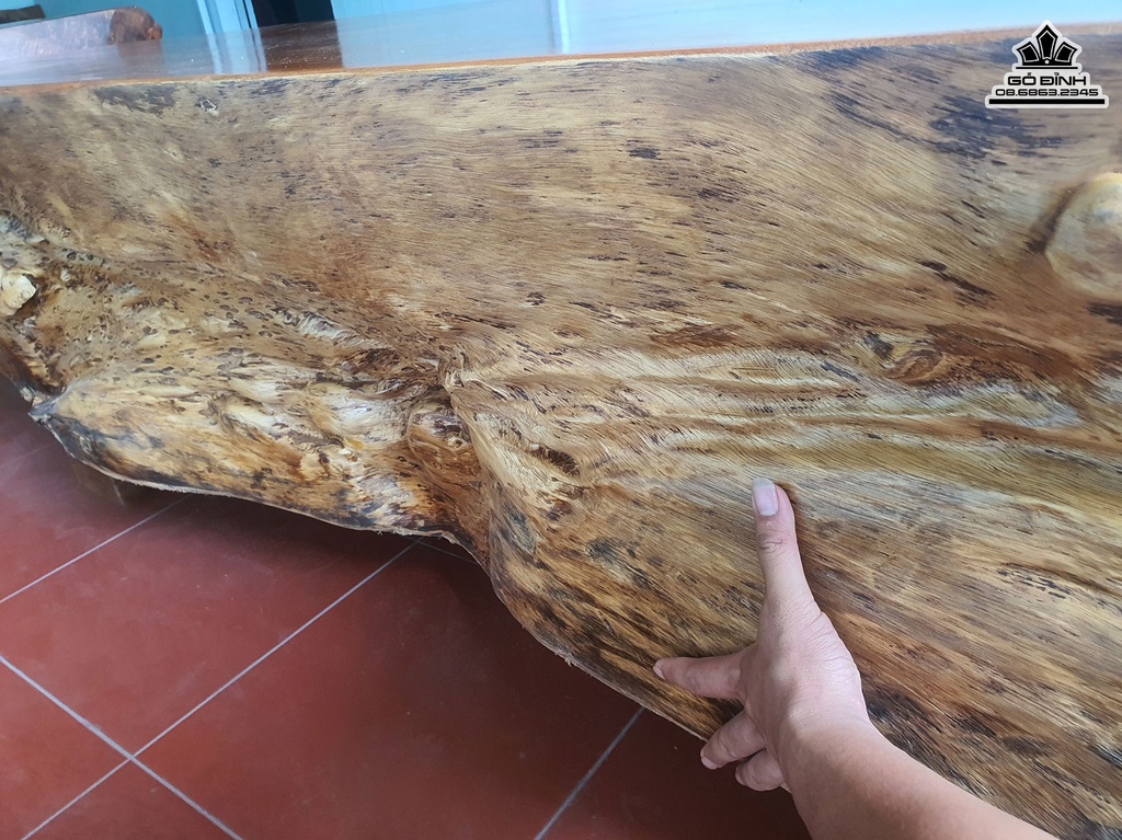 Bộ Bàn Ghế Gỗ Phay Nguyên Khối 7