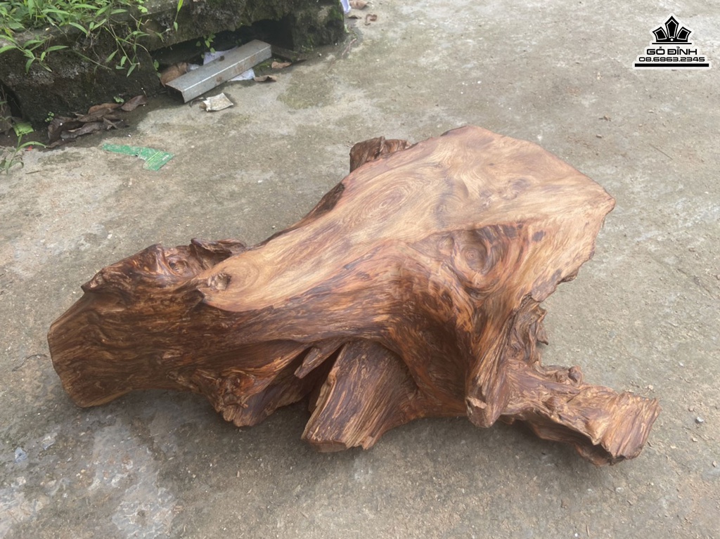 Đôn Gỗ Ngọc Am Hà Giang Cao 25 Mặt 46-29 (cm) 1