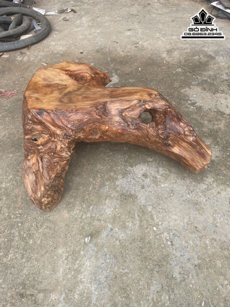 Đôn Gỗ Ngọc Am Hà Giang Cao 25 Mặt 46-29 (cm) 2