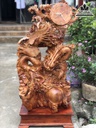Tượng Long Phụng Uyên Gỗ Hương Cao 130 Ngang 60 Sâu 40 (cm) 0
