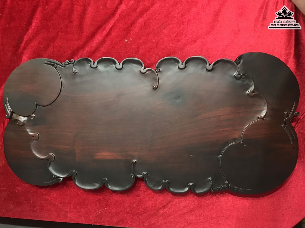 Khay Trà Gỗ Trắc Ngang 75 Rộng 33 Dày 2.5 (cm) 0