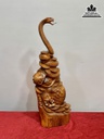 Tượng Rắn Gỗ Hương Gia Lai Cao 60 Ngang 22 Sâu 18 (cm) 2