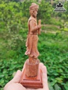Tượng Trần Quốc Tuấn Gỗ Hoàng Đàn Cao 16 Ngang 4 Sâu 3.5 (cm) 2
