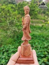 Tượng Trần Quốc Tuấn Gỗ Hoàng Đàn Cao 16 Ngang 4 Sâu 3.5 (cm) 4