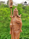 Tượng Quan Công Gỗ Hoàng Đàn Cao 15 Ngang 4 Sâu 3.5 (cm) 2