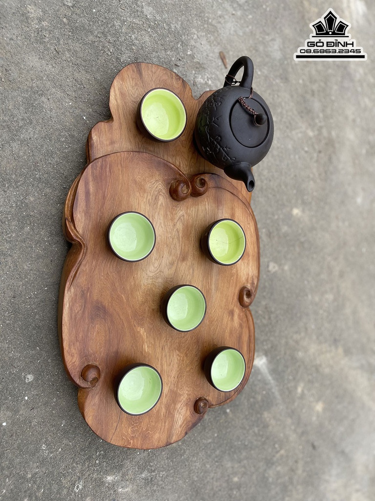 Khay trà Gỗ Ngọc Am Cao 5 Ngang 46 Sâu 27 (cm) 0