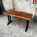 Bàn Làm Việc Gỗ Me Tây Dài 140 Rộng 60-70 Cao 75 (cm)2