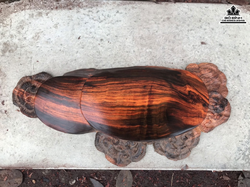 Khay Trà Gỗ Trắc Dài 35 Rộng 16 Dày 3.5 (cm) 2