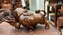 Tượng Bò Tót Gỗ Trắc Cao 19 Ngang 10 Sâu 9 (cm) 2