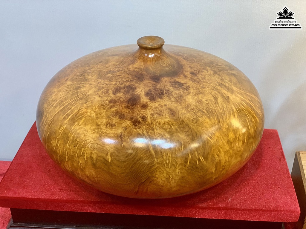 Bình Chum Phú Quý Gỗ Nu Hương Cao 20 Đường Kính 31 (cm) 0