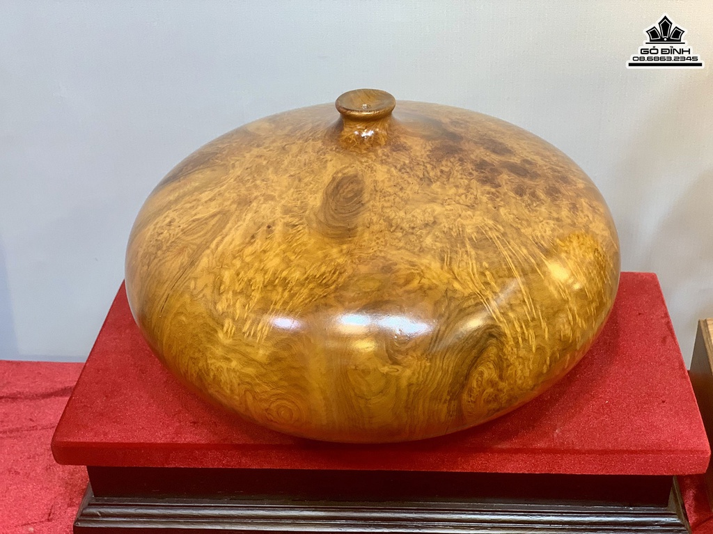 Bình Chum Phú Quý Gỗ Nu Hương Cao 20 Đường Kính 31 (cm) 2
