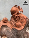 Tượng Ông Thọ Gỗ Hương Cao 40 Ngang 39 Sâu 20 (cm) 3